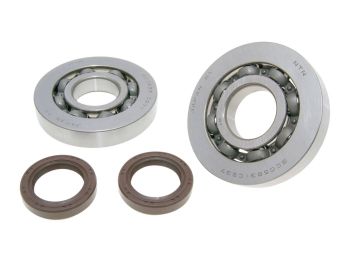 crankshaft bearing set FKM for Gilera Runner, Piaggio Hexagon, Italjet Dragster 125, 180cc