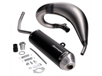 exhaust Tecnigas E-NOX EVO Steel for Derbi Senda 00-, Aprilia RX, SX, Gilera RCR, SMT