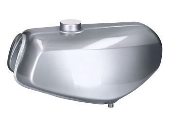 fuel tank silver metallic for Simson S50, S51, S70