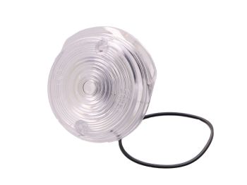 front turn signal lens 80mm white for Simson S50, S51, S70, SR50, SR80, MZ TS 250, ETZ 125, ETZ 150, ETZ 250