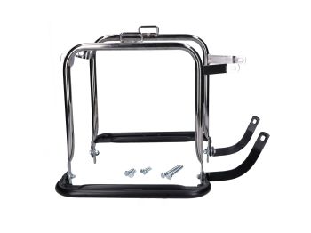 luggage rack set right and left, chromed for Simson S50, S51, S70