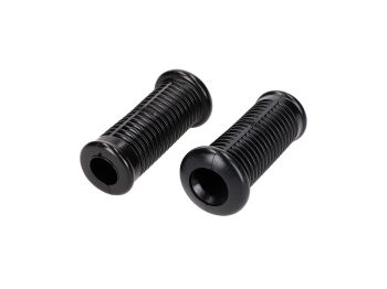pillion / passenger foot peg rubber set black, original design for Simson S50, S51, S53, S70, S,83, KR51/1, KR51/2, SR4-2, SR4-3, SR4-4