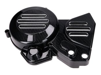 alternator cover / engine ignition cover TUNR carbon-look for Derbi EBE, EBS