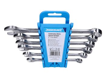 combination spanner set 6-piece metric 8-17mm