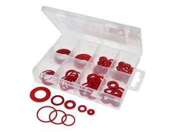 gasket / seal ring assortment fiber 110-piece