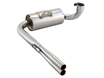 Racing Exhaust SIP "Vintage" Replica for Vespa 125 VNA-TS, 150 VBA-Sprint, PX80-150, PE, Lusso