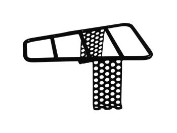 Luggage Carrier for legshield floor SIP for Vespa all models