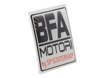 Emblem SIP BFA BFA MOTORI square horn cover for Vespa PX125-200 MY, 2011 für Vespa LX, LXV, S, Primavera, Sprint, GTS, GTS Super, GTV, GT 60, GT, GT L, 946 50-300cc