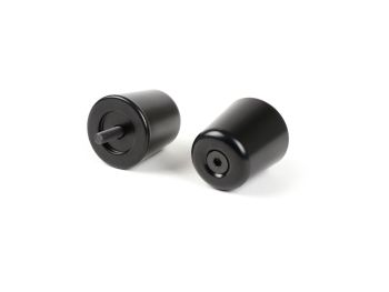 handlebar end weights set vibration damper Moto Nostra 282g matt black for Vespa GT, GTL 125-200, GTS 125-300, GTV 125-300, Nexus 125-500, Piaggio Beverly 125-500