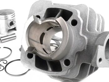 Cylinder kit -BGM ORIGINAL 50 cc aluminium- Peugeot AC (vertical) - SPEEDFIGHT1 50 cc AC, SPEEDFIGHT2 50 cc AC, TKR50, TREKKER50, VIVACITY50, ELYSEO50, SQUAB50, SV50, ZENITH50, BUXY50, ELYSTAR50, LOOXOR50, SPEEDAKE