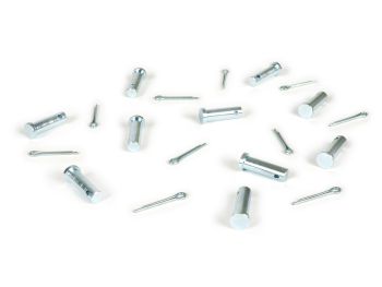 Clevis pin Ø=5.4x11mm + splint, brake pedal -BGM ORIGINAL- Vespa VNA, VNB, VBA, VBB, Super, GL, GT, GTR, TS, Sprint, GS, SS, Rally, PX - 10 pcs