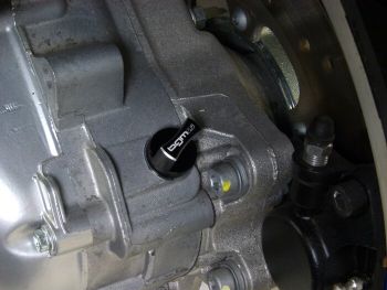 Oil filler cap with dipstick -BGM PRO, gearbox oil- Piaggio Leader/Quasar/HPE - Vespa ET4, LX, LXV, S, GT, GTS, GTV, GTL 125-300cc - anodised black