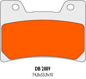 brake pads Delta Braking sintered DB2089RDN