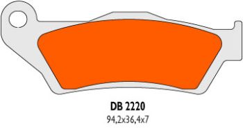 brake pads Delta Braking sintered DB2220RDN = NK430.09/S