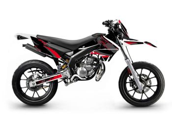 decal set black-red-grey matt for Derbi Senda DRD 11-17