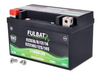 Battery Fulbat FLTX7A/9/12/14 - FLTZ10S/12S/14S Lithium LiFePO4 12V 5Ah 300A