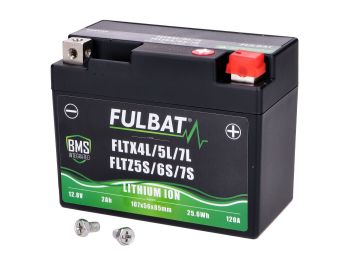 Battery Fulbat FLTX4L/5L/7L - FLTZ5S/6S/7S Lithium LiFePO4 12V 2Ah 120A