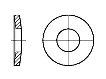lock washer for crankshaft for Minarelli (10mm)