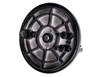 rear brake cover w/ stop light switch hole, black for Simson S50, S51, S70, KR51, SR4-1 Spatz, SR4-2 Star, SR4-3 Sperber, SR4-4 Habicht