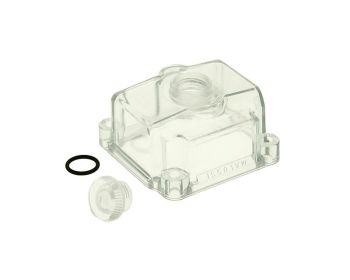 float bowl Malossi for Dellorto PHBG 15 - 21 carburetor - transparent