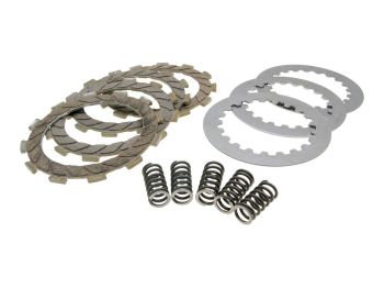 clutch plate kit Malossi reinforced 4-disc clutch for Derbi Senda GPR, Aprilia RS RX SX, Gilera RCR, SMT EBE, EBS, D50B