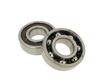 crankshaft bearing set Malossi MHR 20x47x14 C4H for Minarelli, Derbi EBE, EBS, D50B0