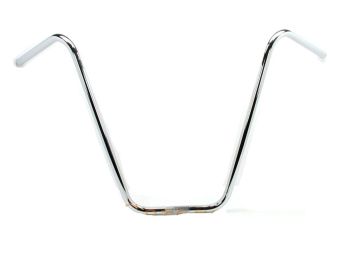 Handlebar chrome 950mm 410mm 210mm 70mm cranked for Zündapp, Kreidler, Hercules, Puch