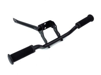 Footrest tube steel 520mm matt black for Kreidler Florett RMC, RS, LF, LH, TM