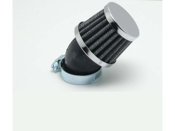 Air filter 45 degree 35mm black for Zündapp, Kreidler, Hercules, Puch, Simson