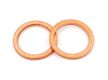 Sealing ring copper 2-piece for Kreidler, Florett RMC, RM, LF, LH, Flory