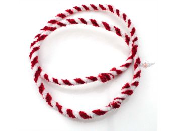 Hub cleaning rings vintage motorcycles 170mm 560mm red white for Simson, Zündapp, Kreidler, Hercules, Puch, Miele, NSU, DKW