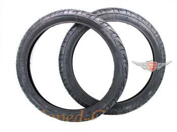 Tires Continental 2 1/4 x 17 39J Reinforced for Kreidler Flory MF 12, 20, 23, Zündapp, Hercules, Puch