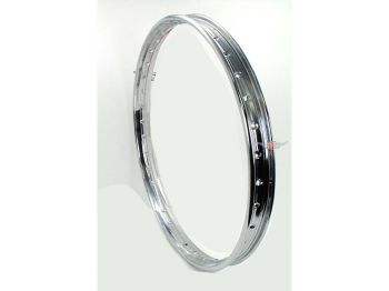 Chrome rim 1.20 x 19 inch 36 hole 5.30mm bore for Puch MS, VS, VZ, MV, M, Miele K 50, DKW, Göricke, Gritzner, Sachs, Hercules