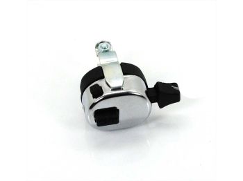 Switch plastic housing matt black chrome mounting clamp for Zündapp, Kreidler, Hercules, Puch, DKW, KTM, Rixe, Sachs, Simson