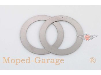 Shims 17/24mm 0,5mm 2 pieces for Kreidler, Florett, Flory, RS, RMC, LF, LH, Eiertank, Super 4, TM