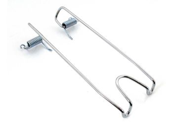 Chrome luggage rack with 2 springs for Kreidler Flory, MF, MP, moped moped