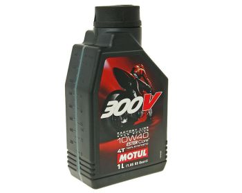 Motul engine oil 4-stroke 4T 10W40 300V Factory Line Road Racing 1 Liter
