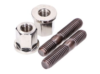 exhaust stud bolt set Naraku incl. nuts - M6x32mm