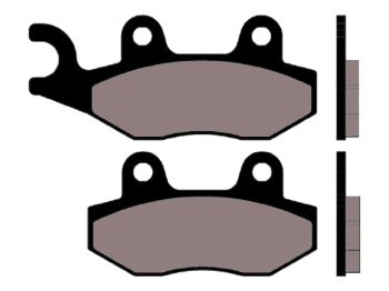 brake pads Naraku organic for Keeway, Kymco, Peugeot, TGB