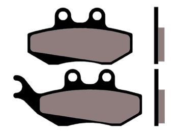 brake pads Naraku organic for Aprilia, Gilera, MBK, Yamaha