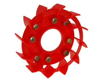 cooling fan Naraku Racing red for Kymco, Baotian, GY6 50, 139QMB
