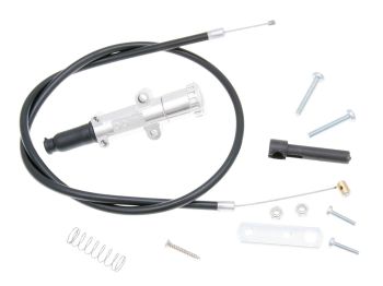 choke cable assy Polini chromed 65cm - universal