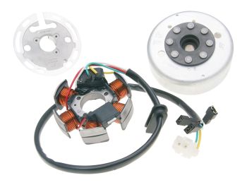 alternator stator and rotor OEM for Derbi, Aprilia with Ducati / Kokusan ignition