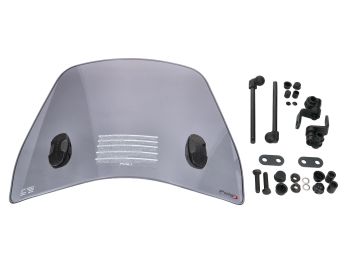 windshield Puig Trafic smoke for Kymco Agility City 50, 125 2020-