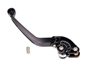clutch lever / rear brake lever Puig 2.0 adjustable, folding - black
