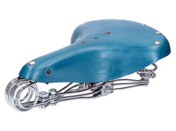 saddle / seat Tabor 240 Classic barrel spring - sky blue