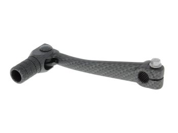 gear shift lever aluminum carbon-look for Minarelli AM, Crosser, SM