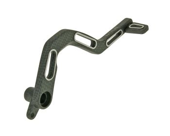brake pedal aluminum carbon optic for Derbi Senda DRD, SM, X