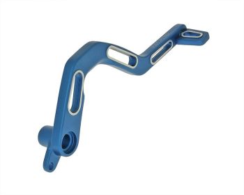 brake pedal aluminum blue for Derbi Senda DRD, SM, X