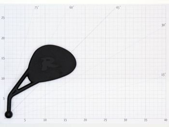 mirror Race collapsible right incl. mounting clamp M10 thread for ATV, Supermoto